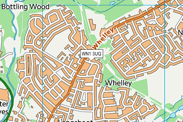 WN1 3UQ map - OS VectorMap District (Ordnance Survey) WN1 3UQ map - OS VectorMap District (Ordnance Survey)