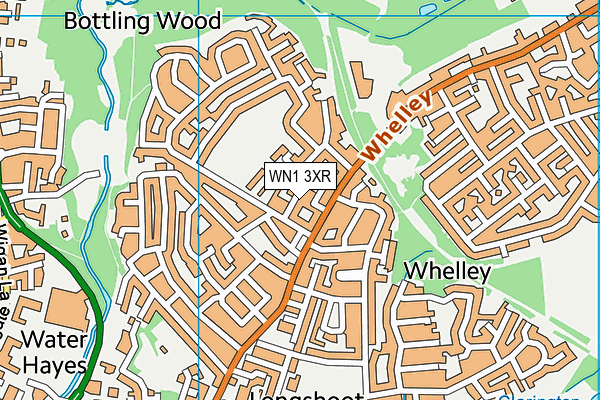 WN1 3XR map - OS VectorMap District (Ordnance Survey) WN1 3XR map - OS VectorMap District (Ordnance Survey)