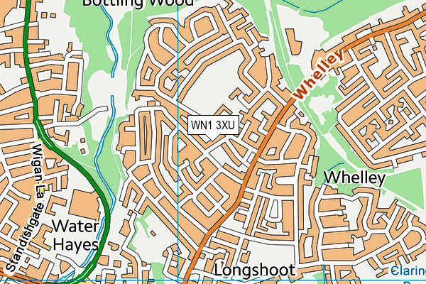 WN1 3XU map - OS VectorMap District (Ordnance Survey) WN1 3XU map - OS VectorMap District (Ordnance Survey)