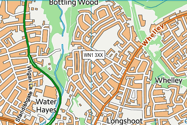 WN1 3XX map - OS VectorMap District (Ordnance Survey) WN1 3XX map - OS VectorMap District (Ordnance Survey)