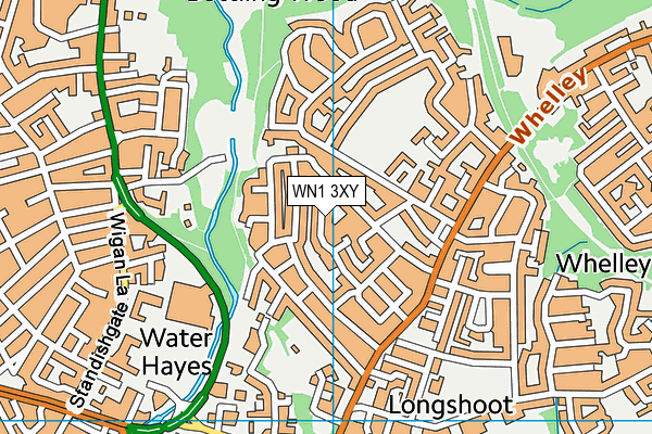 WN1 3XY map - OS VectorMap District (Ordnance Survey) WN1 3XY map - OS VectorMap District (Ordnance Survey)