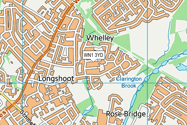 WN1 3YD map - OS VectorMap District (Ordnance Survey) WN1 3YD map - OS VectorMap District (Ordnance Survey)