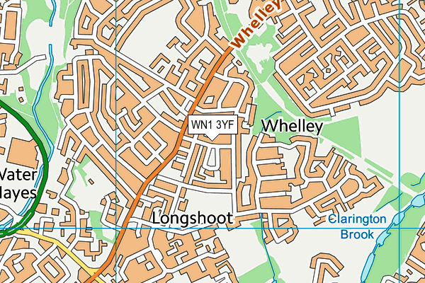 WN1 3YF map - OS VectorMap District (Ordnance Survey) WN1 3YF map - OS VectorMap District (Ordnance Survey)