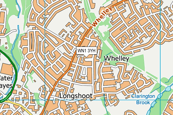 WN1 3YH map - OS VectorMap District (Ordnance Survey) WN1 3YH map - OS VectorMap District (Ordnance Survey)