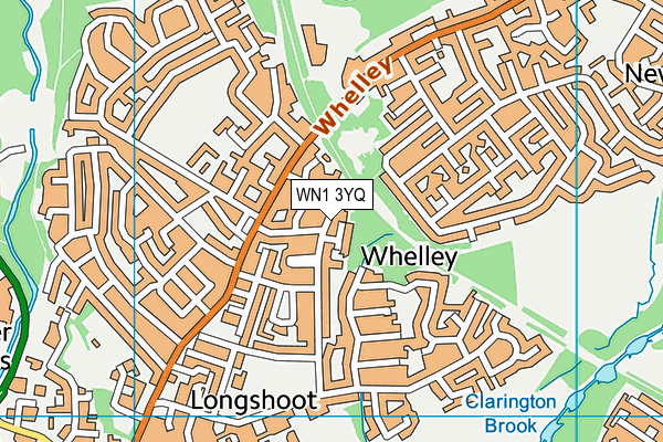 WN1 3YQ map - OS VectorMap District (Ordnance Survey) WN1 3YQ map - OS VectorMap District (Ordnance Survey)