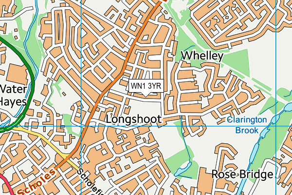 WN1 3YR map - OS VectorMap District (Ordnance Survey) WN1 3YR map - OS VectorMap District (Ordnance Survey)