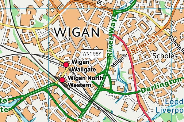WN1 9SY map - OS VectorMap District (Ordnance Survey)