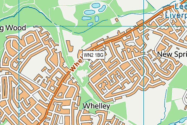 WN2 1BG map - OS VectorMap District (Ordnance Survey) WN2 1BG map - OS VectorMap District (Ordnance Survey)