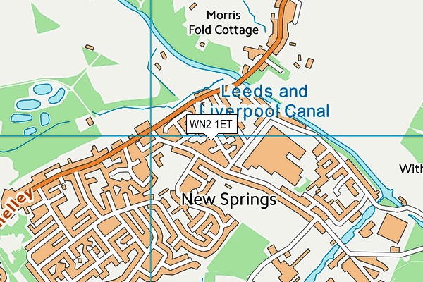 WN2 1ET map - OS VectorMap District (Ordnance Survey) WN2 1ET map - OS VectorMap District (Ordnance Survey)