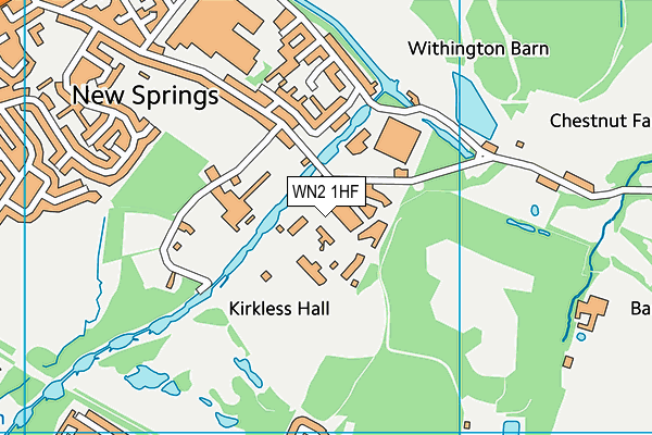 WN2 1HF map - OS VectorMap District (Ordnance Survey) WN2 1HF map - OS VectorMap District (Ordnance Survey)