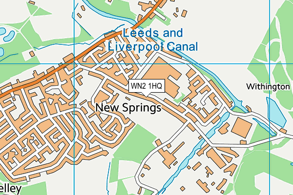 WN2 1HQ map - OS VectorMap District (Ordnance Survey) WN2 1HQ map - OS VectorMap District (Ordnance Survey)