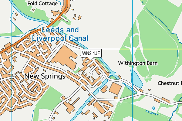 WN2 1JF map - OS VectorMap District (Ordnance Survey) WN2 1JF map - OS VectorMap District (Ordnance Survey)