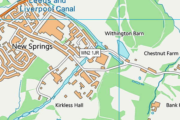 WN2 1JR map - OS VectorMap District (Ordnance Survey) WN2 1JR map - OS VectorMap District (Ordnance Survey)