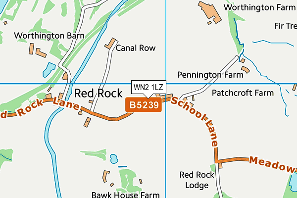 WN2 1LZ map - OS VectorMap District (Ordnance Survey) WN2 1LZ map - OS VectorMap District (Ordnance Survey)