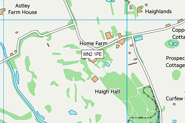 WN2 1PE map - OS VectorMap District (Ordnance Survey) WN2 1PE map - OS VectorMap District (Ordnance Survey)