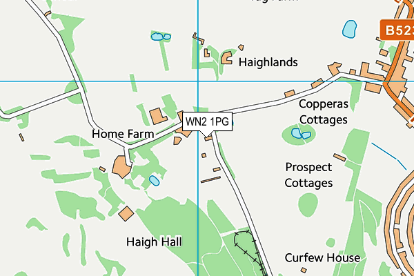 WN2 1PG map - OS VectorMap District (Ordnance Survey) WN2 1PG map - OS VectorMap District (Ordnance Survey)