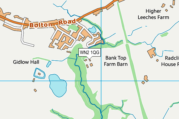 WN2 1QG map - OS VectorMap District (Ordnance Survey) WN2 1QG map - OS VectorMap District (Ordnance Survey)