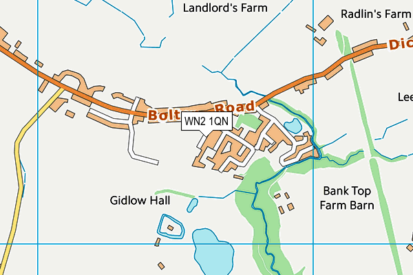 WN2 1QN map - OS VectorMap District (Ordnance Survey) WN2 1QN map - OS VectorMap District (Ordnance Survey)