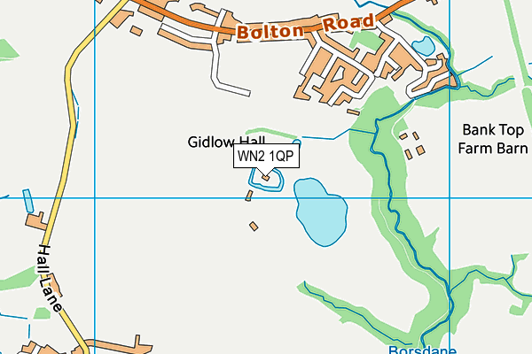 WN2 1QP map - OS VectorMap District (Ordnance Survey)