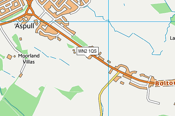 WN2 1QS map - OS VectorMap District (Ordnance Survey) WN2 1QS map - OS VectorMap District (Ordnance Survey)