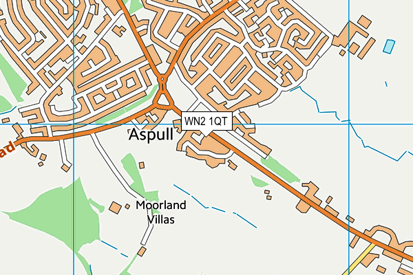 WN2 1QT map - OS VectorMap District (Ordnance Survey) WN2 1QT map - OS VectorMap District (Ordnance Survey)