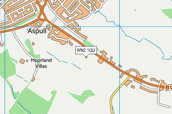 WN2 1QU map - OS VectorMap District (Ordnance Survey) WN2 1QU map - OS VectorMap District (Ordnance Survey)