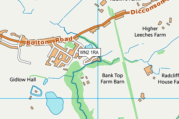 WN2 1RA map - OS VectorMap District (Ordnance Survey) WN2 1RA map - OS VectorMap District (Ordnance Survey)