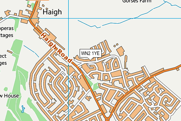 WN2 1YE map - OS VectorMap District (Ordnance Survey) WN2 1YE map - OS VectorMap District (Ordnance Survey)