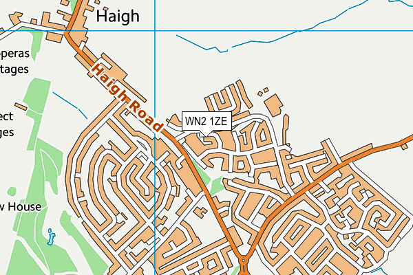 WN2 1ZE map - OS VectorMap District (Ordnance Survey) WN2 1ZE map - OS VectorMap District (Ordnance Survey)