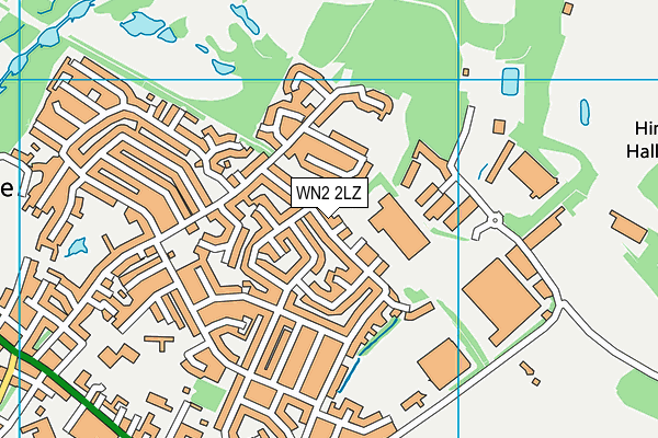 WN2 2LZ map - OS VectorMap District (Ordnance Survey) WN2 2LZ map - OS VectorMap District (Ordnance Survey)