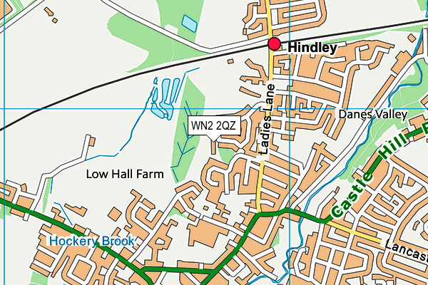 WN2 2QZ map - OS VectorMap District (Ordnance Survey) WN2 2QZ map - OS VectorMap District (Ordnance Survey)