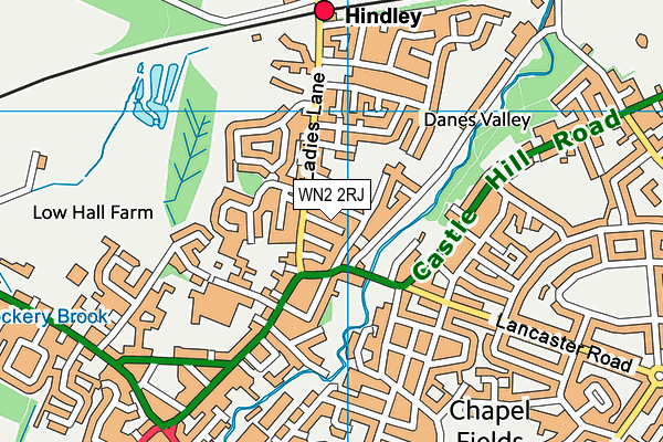 WN2 2RJ map - OS VectorMap District (Ordnance Survey) WN2 2RJ map - OS VectorMap District (Ordnance Survey)