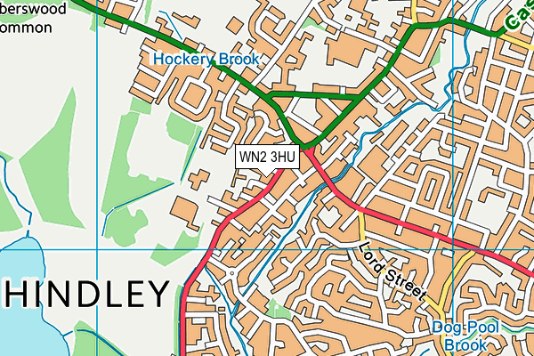 WN2 3HU map - OS VectorMap District (Ordnance Survey) WN2 3HU map - OS VectorMap District (Ordnance Survey)