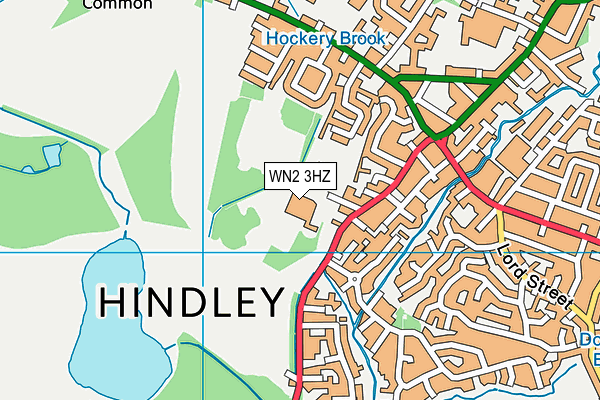 WN2 3HZ map - OS VectorMap District (Ordnance Survey) WN2 3HZ map - OS VectorMap District (Ordnance Survey)