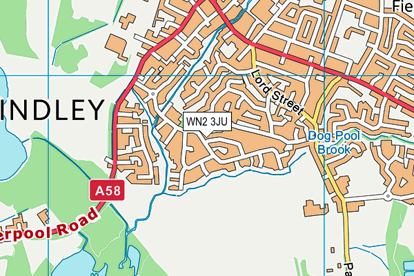 WN2 3JU map - OS VectorMap District (Ordnance Survey) WN2 3JU map - OS VectorMap District (Ordnance Survey)