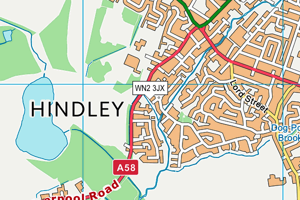 WN2 3JX map - OS VectorMap District (Ordnance Survey) WN2 3JX map - OS VectorMap District (Ordnance Survey)