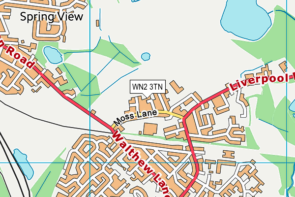 WN2 3TN map - OS VectorMap District (Ordnance Survey) WN2 3TN map - OS VectorMap District (Ordnance Survey)