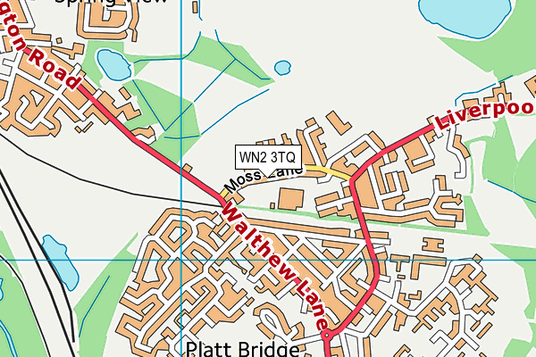 WN2 3TQ map - OS VectorMap District (Ordnance Survey) WN2 3TQ map - OS VectorMap District (Ordnance Survey)
