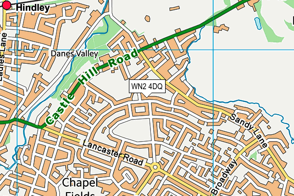 WN2 4DQ map - OS VectorMap District (Ordnance Survey) WN2 4DQ map - OS VectorMap District (Ordnance Survey)