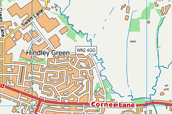 WN2 4GG map - OS VectorMap District (Ordnance Survey) WN2 4GG map - OS VectorMap District (Ordnance Survey)