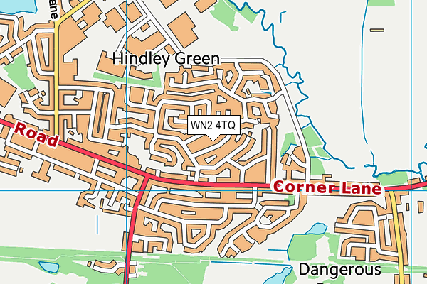 WN2 4TQ map - OS VectorMap District (Ordnance Survey) WN2 4TQ map - OS VectorMap District (Ordnance Survey)