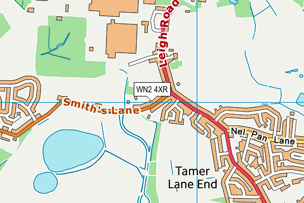 WN2 4XR map - OS VectorMap District (Ordnance Survey) WN2 4XR map - OS VectorMap District (Ordnance Survey)
