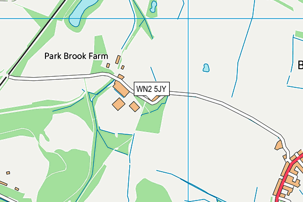 WN2 5JY map - OS VectorMap District (Ordnance Survey) WN2 5JY map - OS VectorMap District (Ordnance Survey)