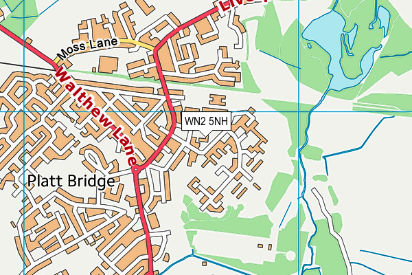 WN2 5NH map - OS VectorMap District (Ordnance Survey) WN2 5NH map - OS VectorMap District (Ordnance Survey)