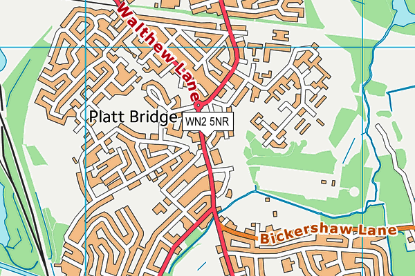 WN2 5NR map - OS VectorMap District (Ordnance Survey) WN2 5NR map - OS VectorMap District (Ordnance Survey)