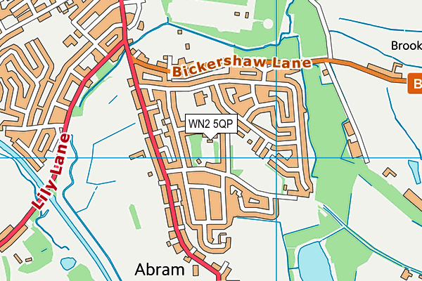 WN2 5QP map - OS VectorMap District (Ordnance Survey) WN2 5QP map - OS VectorMap District (Ordnance Survey)