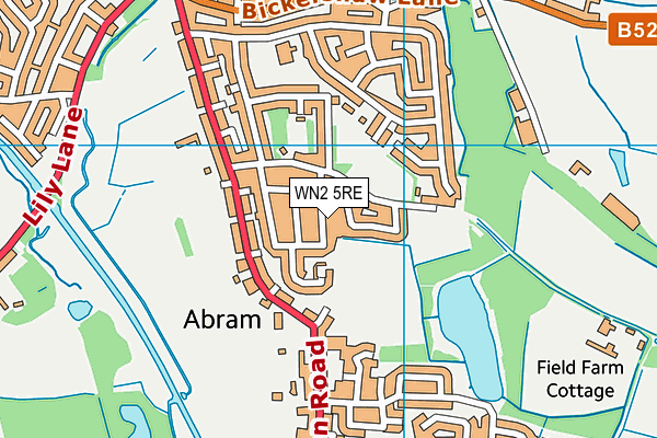WN2 5RE map - OS VectorMap District (Ordnance Survey) WN2 5RE map - OS VectorMap District (Ordnance Survey)