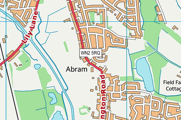 WN2 5RQ map - OS VectorMap District (Ordnance Survey) WN2 5RQ map - OS VectorMap District (Ordnance Survey)