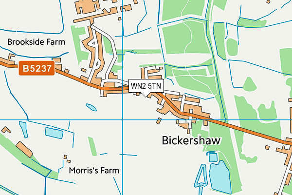 WN2 5TN map - OS VectorMap District (Ordnance Survey) WN2 5TN map - OS VectorMap District (Ordnance Survey)