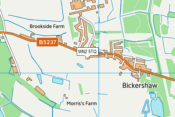 WN2 5TQ map - OS VectorMap District (Ordnance Survey) WN2 5TQ map - OS VectorMap District (Ordnance Survey)
